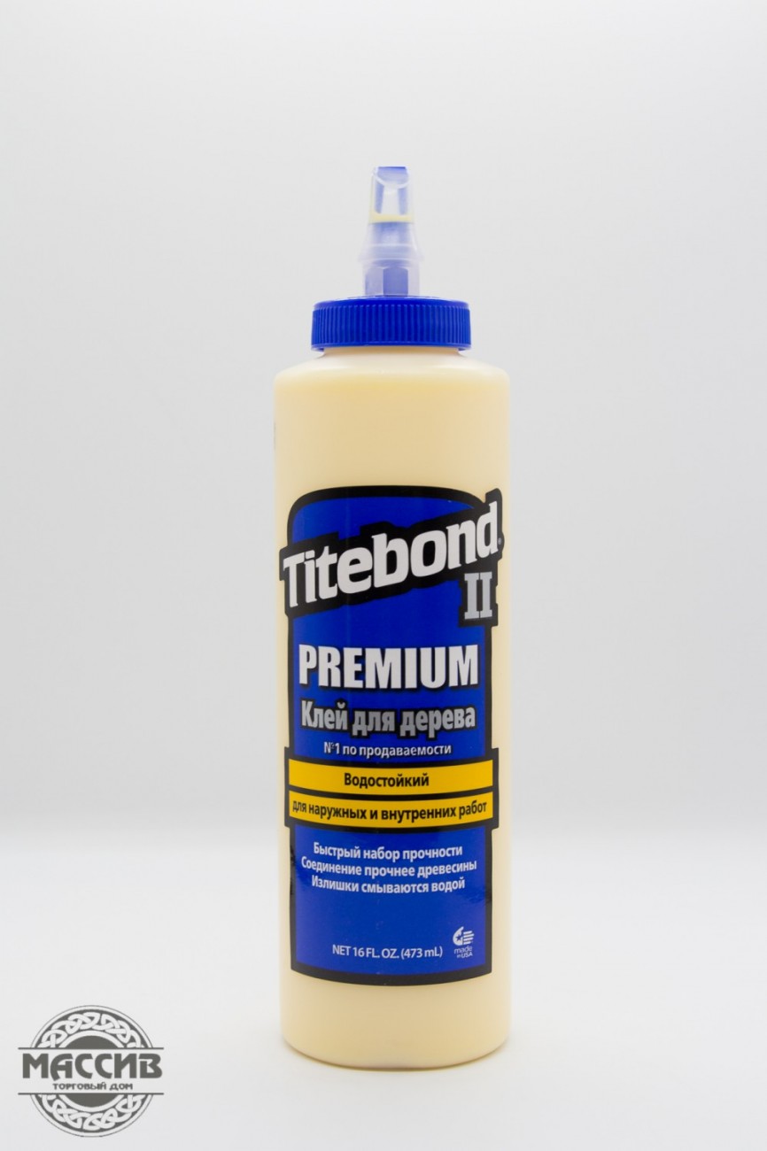 Клей для дерева TiteBond || Premium столярный влагостойкий (473 мл)