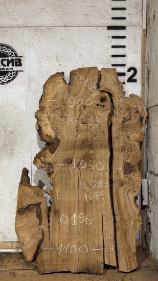 Слэб К269 Карагач Каповый 2050*900-1100*85