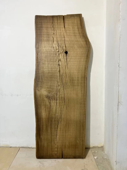 Слэб ТД02 Термо Дуб 2050*680-800*91 калиброванный с 2 сторон