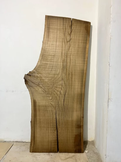 Слэб ТД03 Термо Дуб 2040*700-940*90 калиброванный с 2 сторон